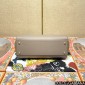 Authentic quality- Dolce Gabbana Large Sicily Handbag in in Dauphine leather -Grey