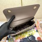 Authentic quality- Dolce Gabbana Large Sicily Handbag in in Dauphine leather -Grey