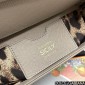 Authentic quality- Dolce Gabbana Large Sicily Handbag in in Dauphine leather -Grey