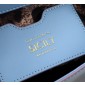 Authentic quality-Dolce Gabbana Medium Sicily Handbag in Polished calfskin-light blue