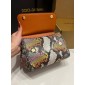 Authentic quality- Dolce Gabbana Medium Sicily Handbag in python skin