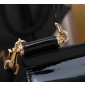 Authentic Quality- Dolce Gabbana Medium Sicily Handbag in Polished calfskin- Black