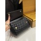Authentic quality- Dolce Gabbana Medium Sicily Handbag in quilted nappa leather-Black