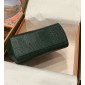 Authentic quality- Dolce Gabbana Medium Sicily Handbag in in iguana-print calfskin-Dark green