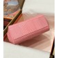 Authentic quality- Dolce Gabbana Medium Sicily Handbag in in iguana-print calfskin-Pink