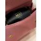Authentic quality- Dolce Gabbana Medium Sicily Handbag in in iguana-print calfskin-Pink