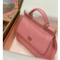 Authentic quality- Dolce Gabbana Medium Sicily Handbag in in iguana-print calfskin-Pink