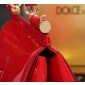 Authentic quality- Dolce Gabbana medium Sicily Handbag in Polished calfskin-Red