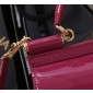Authentic quality-Dolce Gabbana Medium Sicily Handbag in Polished calfskin-Fuchsia