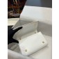 Dolce Gabbana Nappa Leather DG Girls Shoulder Bag-White
