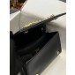 Dolce Gabbana Nappa Leather DG Girls Shoulder Bag-Black
