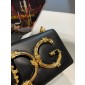 Dolce Gabbana Nappa Leather DG Girls Shoulder Bag-Black