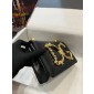 Dolce Gabbana Nappa Leather DG Girls Shoulder Bag-Black