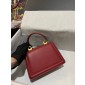 Dolce Gabbana Small Smooth Calfskin Devotion bag-Red