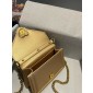 Dolce Gabbana Small Smooth Calfskin Devotion bag-Gold