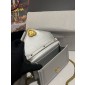 Dolce Gabbana Small Smooth Calfskin Devotion bag-Silver