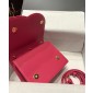Dolce Gabbana Calfskin DG logo crossbody bag-Pink