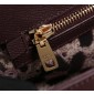 Authentic Quality- Dolce Gabbana Elongated Sicily handbag in Dauphine Calfskin- Bordeax