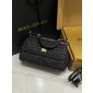 Authentic quality- Dolce Gabbana Elongated Sicily handbag in Raffia