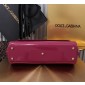 Authentic quality- Dolce Gabbana Elongated Sicily Handbag in Polished calfskin-Fuchsia