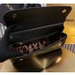 Authentic quality- Dolce Gabbana Elongated Sicily Handbag in Polished calfskin-Black