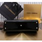 Authentic quality- Dolce Gabbana Elongated Sicily Handbag in Polished calfskin-Black