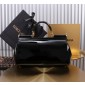 Authentic quality- Dolce Gabbana Elongated Sicily Handbag in Polished calfskin-Black