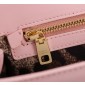 Authentic quality- Dolce Gabbana Elongated Sicily Handbag in Polished calfskin-Pink