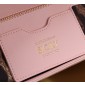 Authentic quality- Dolce Gabbana Elongated Sicily Handbag in Polished calfskin-Pink