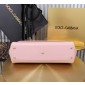 Authentic quality- Dolce Gabbana Elongated Sicily Handbag in Polished calfskin-Pink