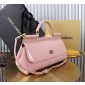 Authentic quality- Dolce Gabbana Elongated Sicily Handbag in Polished calfskin-Pink