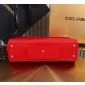 Authentic quality- Dolce Gabbana Elongated Sicily Handbag in Polished calfskin-Red