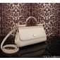 Authentic Quality- Dolce Gabbana Elongated Sicily handbag in Dauphine Calfskin- Beige