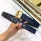 Bottega Veneta Cinture in Vitello 35mm-blu