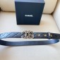 Chanel Leather Belt 3cm