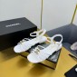Chanel Flat Leather Sneaker, Size 35-41