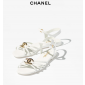 Chanel Flat Leather Sneaker, Size 35-41