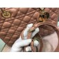 Pelle di agnello Cannage Borsa Grande Lady Dior 