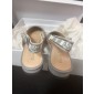 Dior Embroidery Slingback Flat, Size 40  