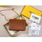 Fendi portafoglio a catena in pelle