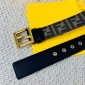 Fendi Cintura  3.8 cm  in pelle 