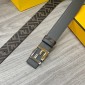Fendi  Uomo Cintura Reversable 4.0 cm  in Pelle