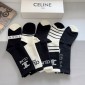 Celine socks ( 5 pairs)