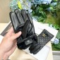 Chanel leather gloves