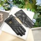 Chanel leather gloves