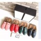 Leather fur sandals- 4 colors