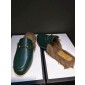 Leather fur sandals- 4 colors
