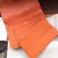 1:1 Hermes Dogon Wallet in soft togo leather