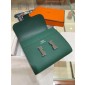 1:1 Hermes Constance Compact Wallet in epsom leather