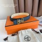 Hermes H au Carre Twist Belt 24mm